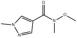 N-methoxy-N,1-dimethyl-1H-pyrazole-4-carboxamide