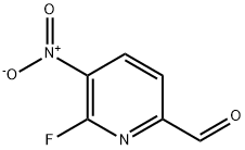 6-Fluoro-5-nitro-pyridine-2-carbaldehyde Struktur