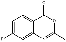 7-fluoro-2-methyl-4H-benzo[d][1,3]oxazin-4-one Struktur