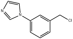 1-[3-(Chloromethyl)phenyl]imidazole Struktur