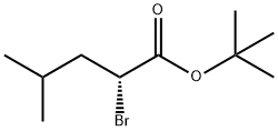 Pentanoic acid, 2-bromo-4-methyl-, 1,1-dimethylethyl ester, (R)- Struktur