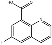 6-Fluoroquinoline-8-carboxylic acid Struktur