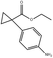 ethyl 1-(4-aminophenyl)cyclopropanecarboxylate Struktur