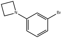 1-(3-Bromo-phenyl)-azetidine Struktur