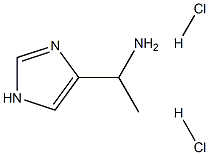 1-(1H-imidazol-4-yl)ethanamine dihydrochloride Struktur