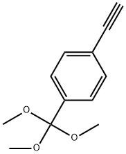 1-Ethynyl-4-(trimethoxymethyl)benzene Struktur