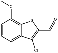 3-Chloro-7-methoxybenzo[b]thiophene-2-carbaldehyde Struktur