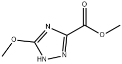 methyl 5-methoxy-1H-1,2,4-triazole-3-carboxylate Struktur