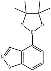 4-(4,4,5,5-Tetramethyl-1,3,2-dioxaborolan-2-yl)benzo[d]isothiazole Struktur