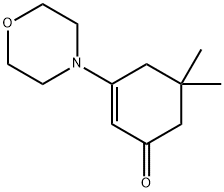 5,5-DIMETHYL-3-MORPHOLINO-2-CYCLOHEXEN-1-ONE Struktur