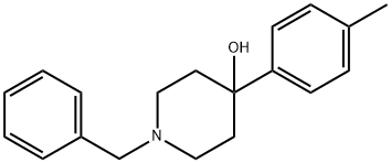 4-Piperidinol, 4-(4-methylphenyl)-1-(phenylmethyl)- Struktur