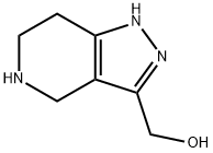 4,5,6,7-Tetrahydro-1H-pyrazolo[4,3-c]pyridin-3-ylmethanol Struktur