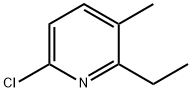 6-Chloro-2-ethyl-3-methylpyridine Struktur