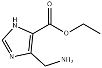 5-Aminomethyl-3H-Imidazole-4-Carboxylic Acid Ethyl Ester Struktur