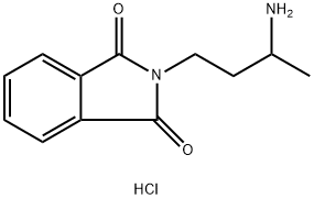 2-(3-Aminobutyl)isoindoline-1,3-dione hydrochloride Struktur