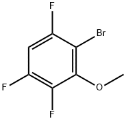 2-Bromo-1,4,5-trifluoro-3-methoxybenzene Struktur