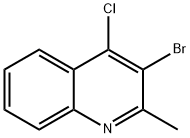 3-Bromo-4-chloro-2-methylquinoline Struktur