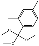 2,4-Dimethyl-1-(trimethoxymethyl)benzene Struktur