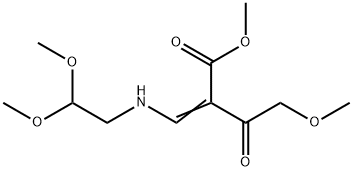 methyl 2-(((2,2-dimethoxyethyl)amino)methylene)-4-methoxy-3-oxobutanoate