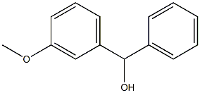 (3-Methoxyphenyl)(phenyl)methanol Struktur