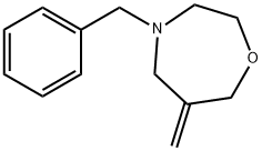 4-Benzyl-6-Methylene-[1,4]Oxazepane Struktur