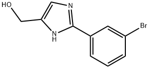 [2-(3-Bromo-phenyl)-1H-imidazol-4-yl]-methanol Struktur