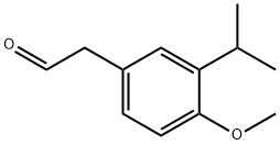 2-(3-Isopropyl-4-methoxyphenyl)acetaldehyde Struktur