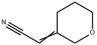 (E)-2-(dihydro-2H-pyran-3(4H)-ylidene)acetonitrile Struktur