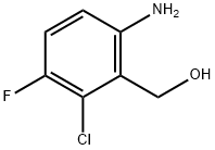 (6-amino-2-chloro-3-fluorophenyl)methanol Struktur