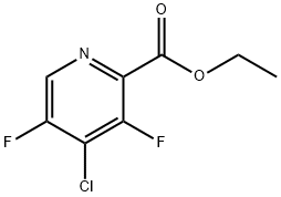 Ethyl 4-chloro-3,5-difluoropicolinate Struktur