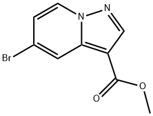 Methyl 5-bromopyrazolo[1,5-a]pyridine-3-carboxylate Struktur