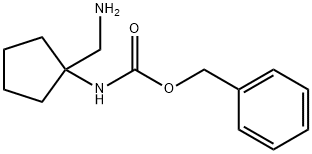 Benzyl [1-(aminomethyl)cyclopentyl]carbamate hydrochloride Struktur