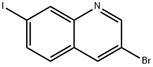 3-bromo-7-iodoquinoline Struktur