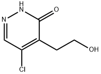 5-chloro-4-(2-hydroxyethyl)-3(2H)-Pyridazinone Struktur