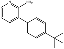 3-(4-tert-butylphenyl)pyridin-2-amine Struktur