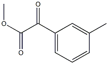 Methyl 2-oxo-2-(m-tolyl)acetate Struktur