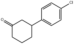 3-(4-chlorophenyl)cyclohexanone Struktur