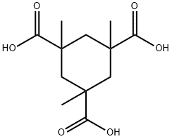 1,3,5-Trimethylcyclohexane-1,3,5-tricarboxylic acid Struktur