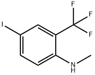 (4-Iodo-2-trifluoromethyl-phenyl)-methyl-amine Struktur