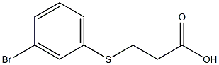 Propanoic acid, 3-[(3-bromophenyl)thio]-
