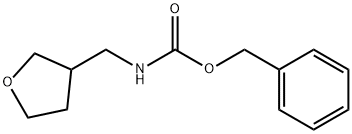 benzyl N-[(oxolan-3-yl)methyl]carbamate Struktur