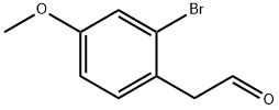 2-(2-Bromo-4-methoxyphenyl)acetaldehyde Struktur