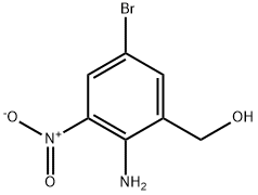 (2-Amino-5-bromo-3-nitro-phenyl)-methanol Struktur