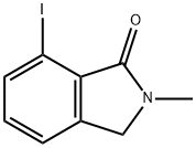 7-Iodo-2-methylisoindolin-1-one Struktur