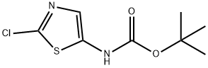 tert-Butyl (2-chlorothiazol-5-yl)carbamate Struktur