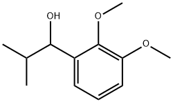 1-(2,3-Dimethoxyphenyl)-2-methylpropan-1-ol Struktur