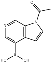 (1-Acetyl-1H-pyrrolo[2,3-c]pyridin-4-yl)boronic acid Struktur