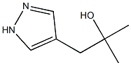 2-methyl-1-(1H-pyrazol-4-yl)propan-2-ol Struktur