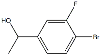 1-(4-Bromo-3-fluoro-phenyl)-ethanol Struktur