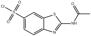 2-Acetamidobenzo[d]thiazole-6-sulfonyl chloride Struktur